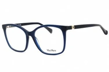 Max Mara MM5023 090 Eyeglasses Shiny Blue 55mm