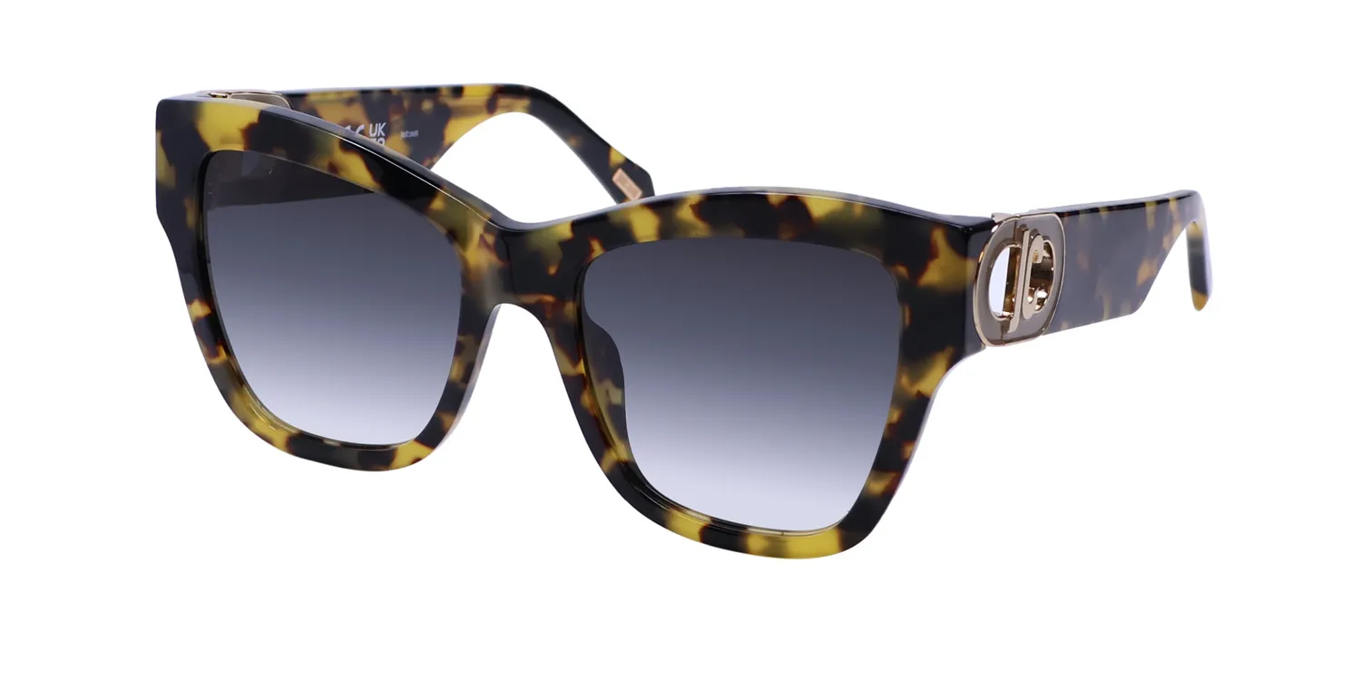 Just Cavalli Sjc037 0781 Sunglasses Green Tortoise 54mm