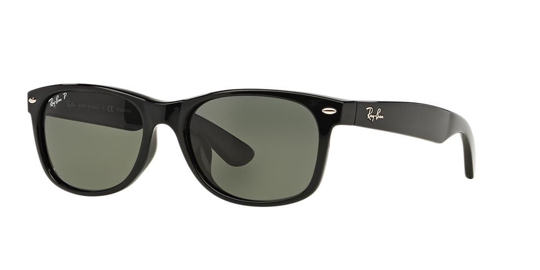 Ray-Ban RB2132-F NEW WAYFARER 901/58 Sunglasses Black 140mm Men