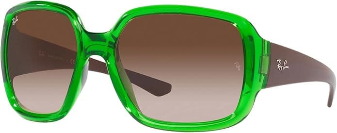 Ray-Ban RB4347 6661/13 Sunglasses Green Brown 60mm Men