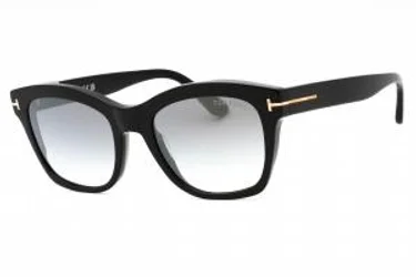 Tom Ford FT0614 01C Sunglasses Shiny Black 52mm