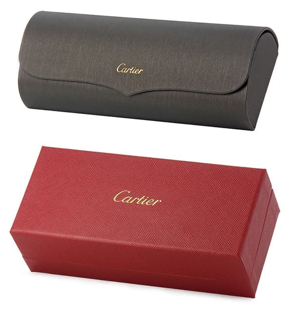Cartier CT0193S 002 Sunglasses Gold 60mm Men _Case