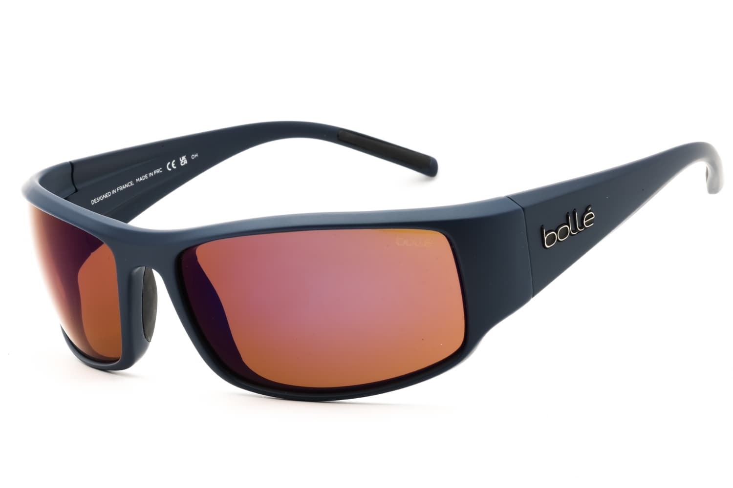 Bolle King BS026004 Sunglasses Dark Blue Matte 63mm Men