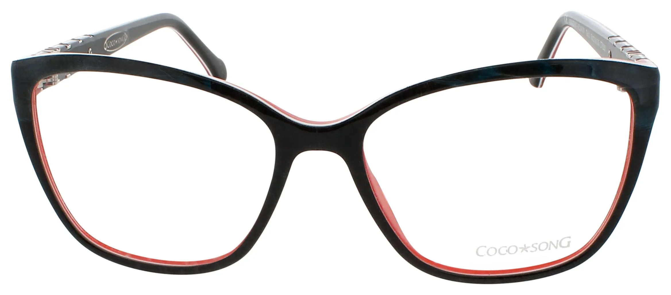 Coco Song AMAZING SEASON C01 Eyeglasses Black Red 54mm Women 2