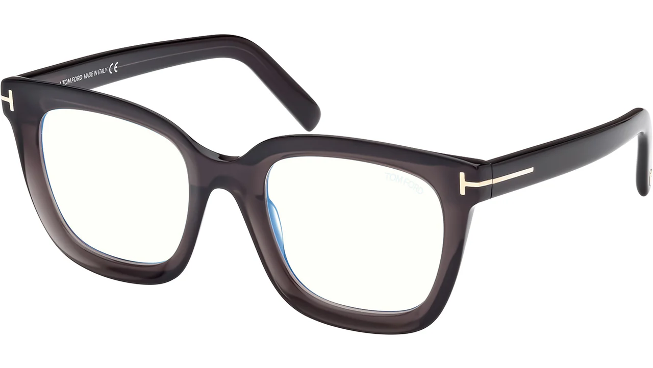 Tom Ford FT5880B 020 Eyeglasses Grey 51mm Women