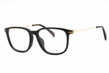 David Beckham DB 7074/F 02M2 00 Eyeglasses Black Gold 55mm