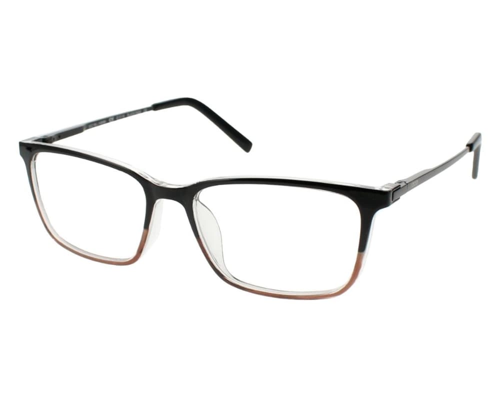 IZOD IZ2118 Eyeglasses Black Fade 53mm Men
