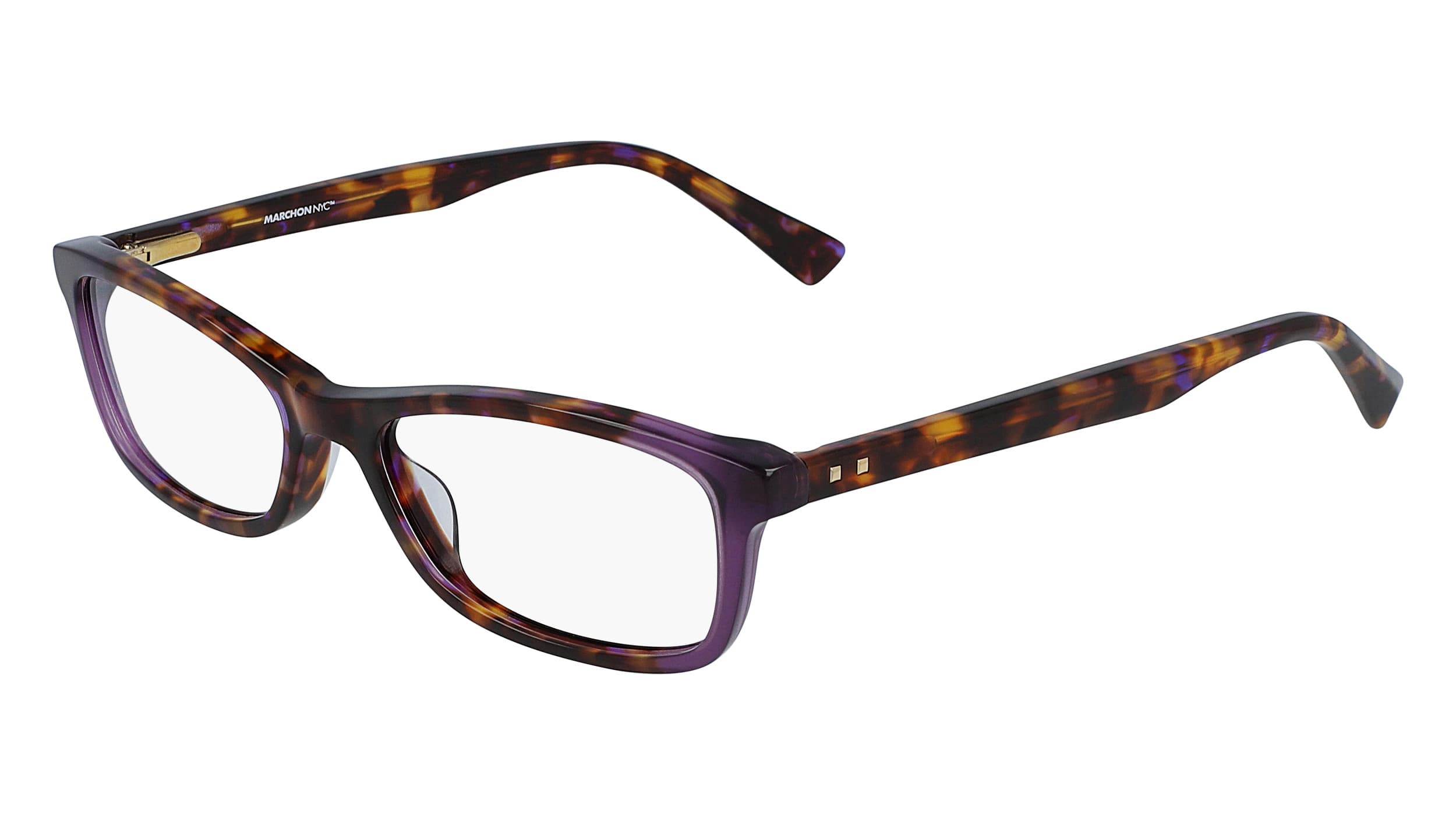 Marchon M-5503 518 Eyeglasses Purple Tortoise 51mm Women