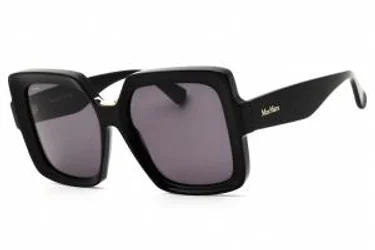 Max Mara MM0088 01A Sunglasses Shiny Black 56mm