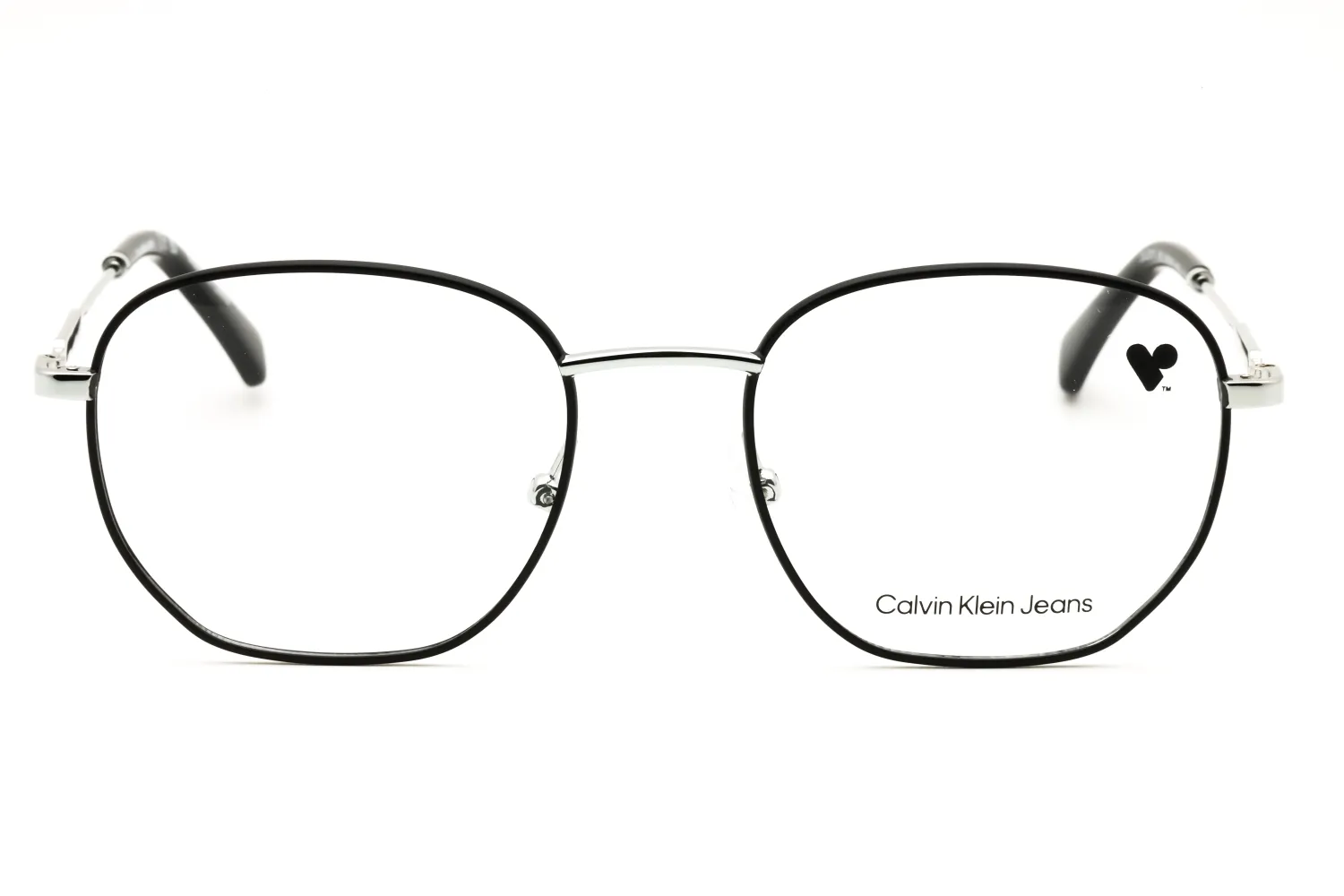 Calvin Klein Jeans CKJ20101 001 Eyeglasses Satin Black 50mm Women 2