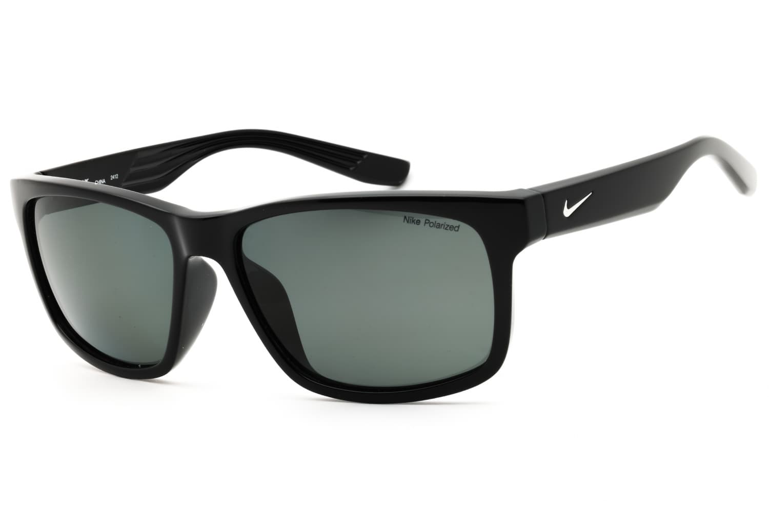 Nike FQ4678 CRUISER P 010 Sunglasses Shiny Black 59mm Men