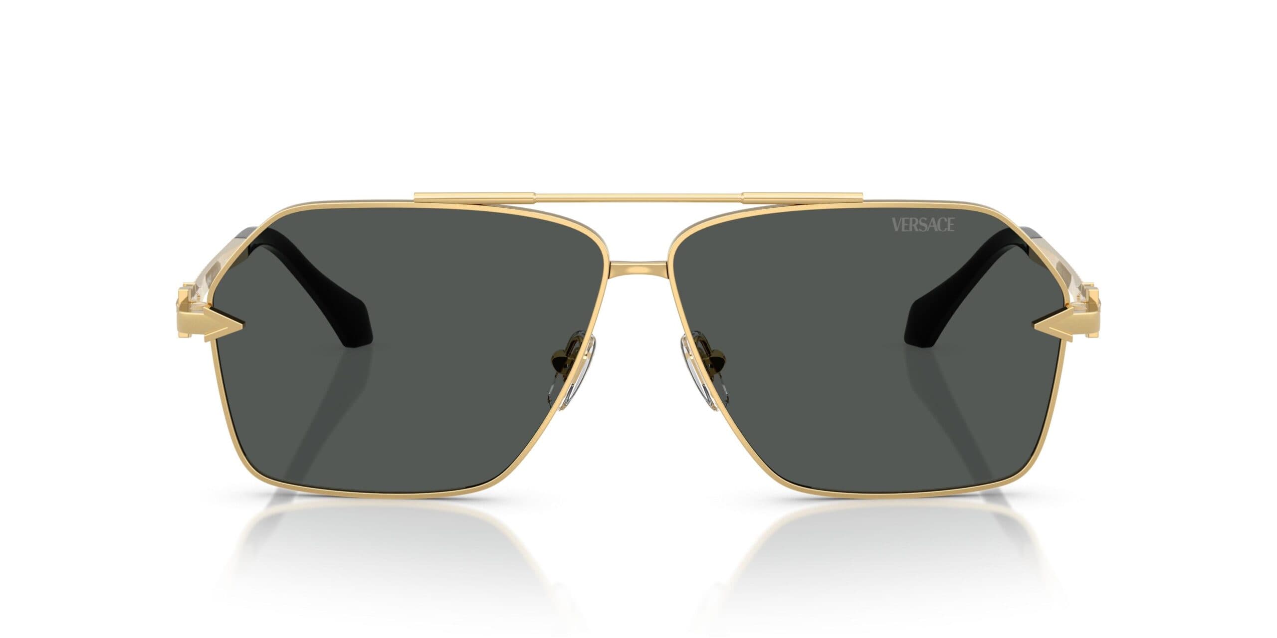 Versace 0VE2284 100287 Sunglasses Gold 61mm Unisex 2