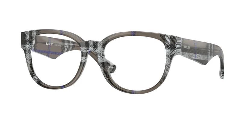 Burberry 0BE2410 4147 Eyeglasses Check Lichen 53mm Women