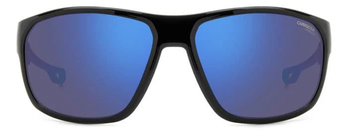 Carrera 4018/S 0D51 Sunglasses Black Blue 63mm Men 2