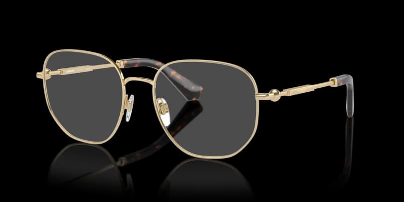 Burberry 0BE1385 1109 Eyeglasses Light Gold 53mm Women
