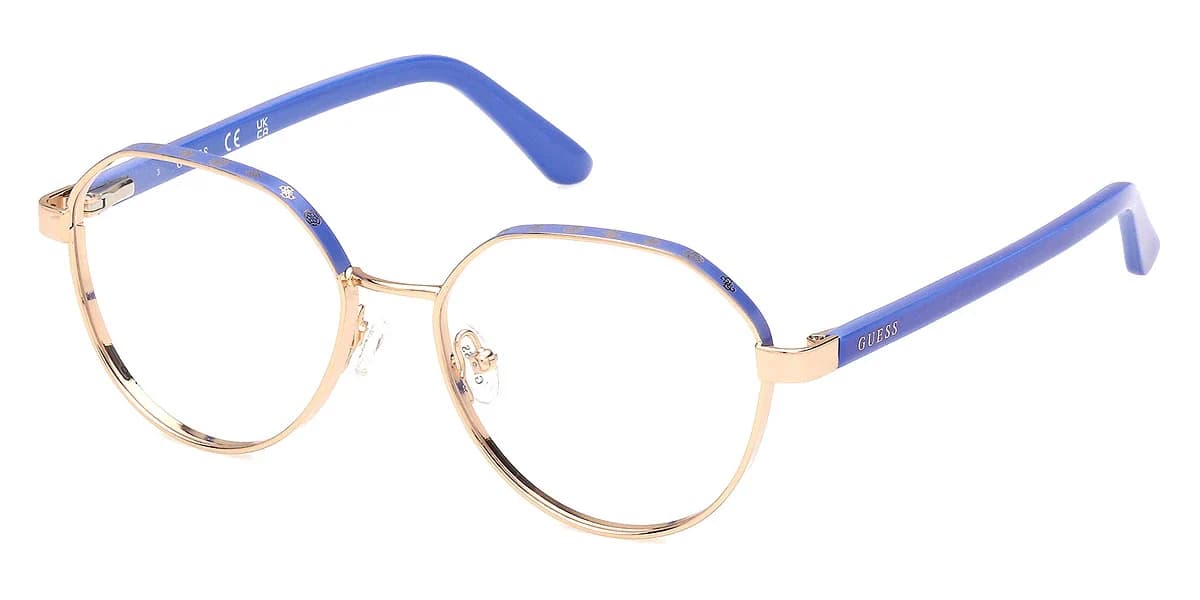 Guess GU50124 092 Eyeglasses Blue 51mm Women