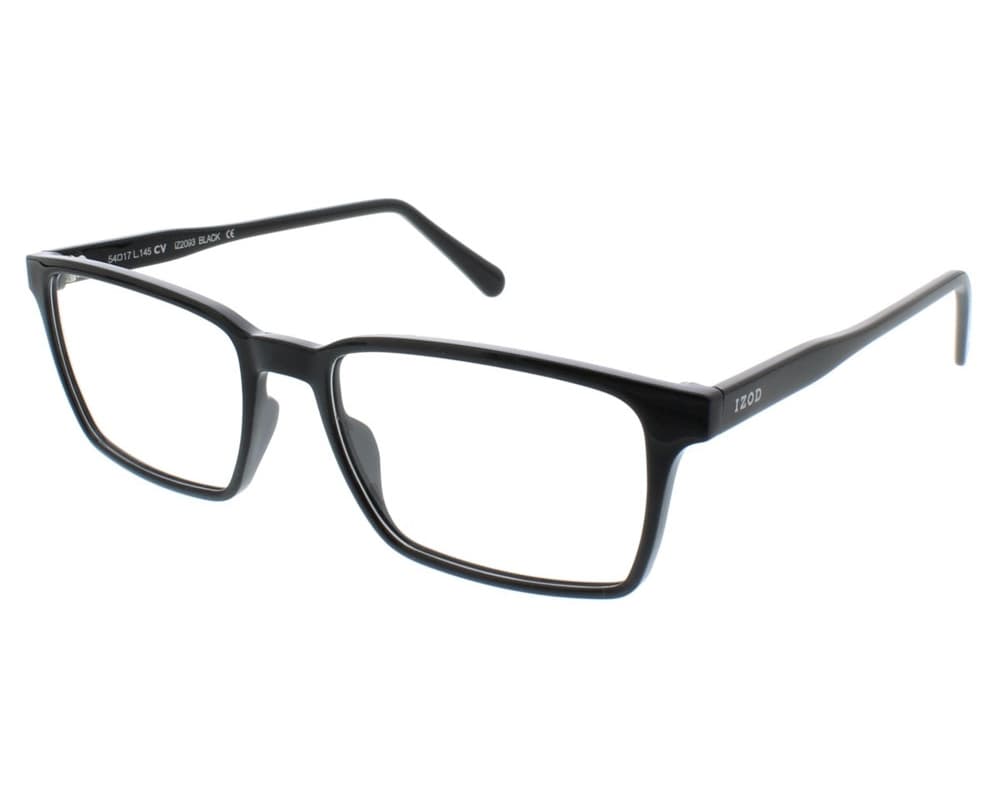 IZOD IZ2093 Eyeglasses Black 54mm Men