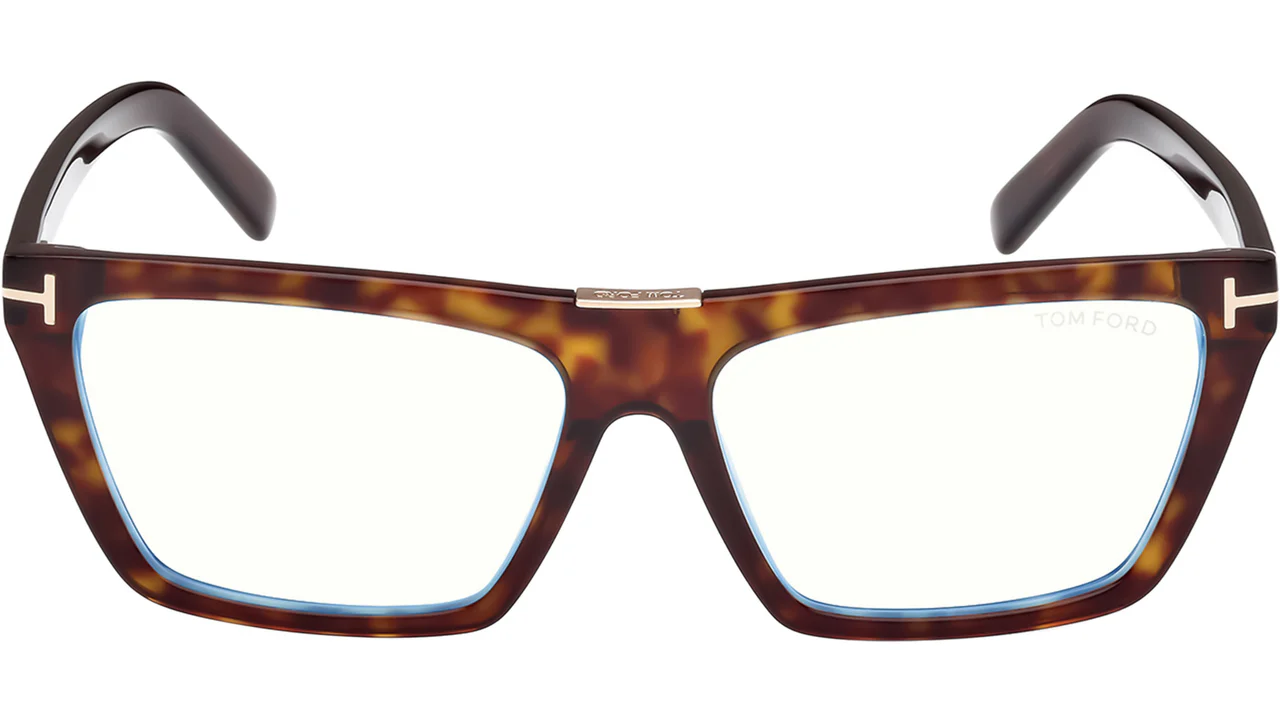 Tom Ford FT5912B 052 Eyeglasses Dark Havana 57mm Women 2