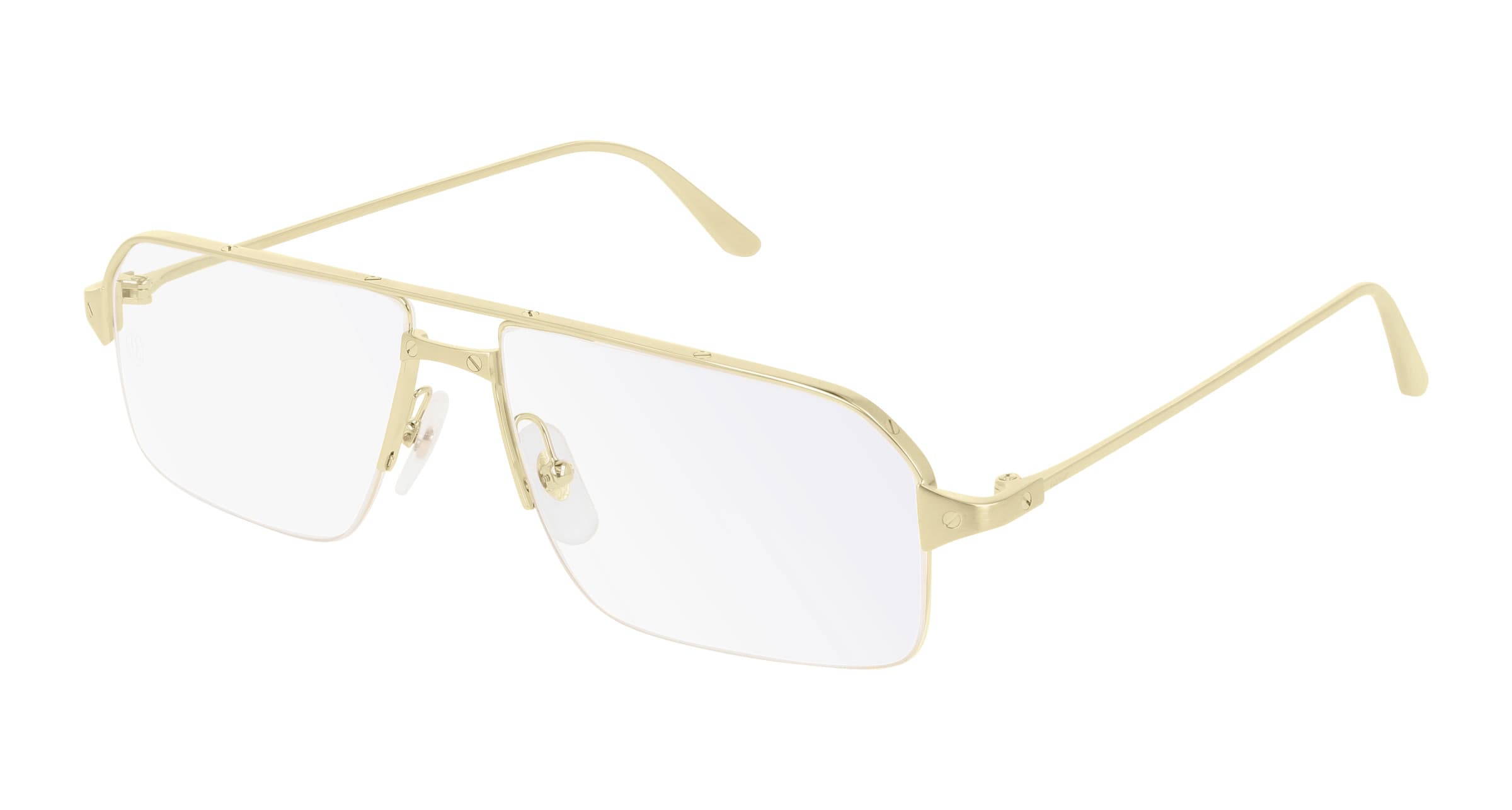 Cartier CT0231O 001 Eyeglasses Gold 58mm Unisex