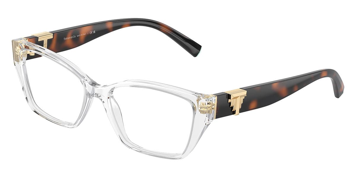Tiffany &amp; Co. TF2247 8047 Eyeglasses Crystal Havana 52mm Women