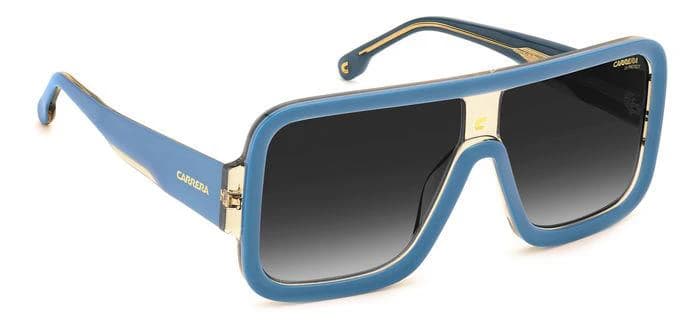 Carrera FLAGLAB 14 0YRQ Sunglasses Blue Beige 62mm Women 3