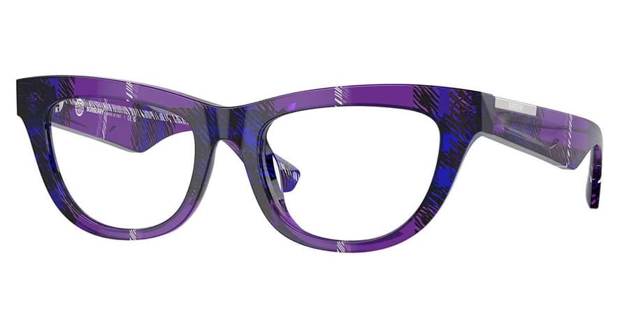 Burberry 0BE2406U 4113 Eyeglasses Check-violet 50mm Women