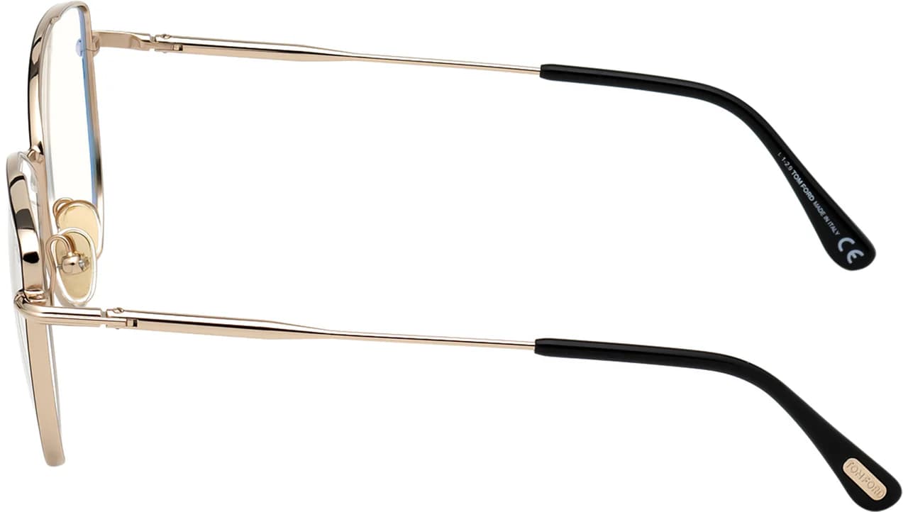 Tom Ford FT5667B 005 Eyeglasses Shiny Black 55mm Women 3