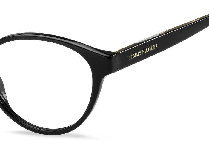 Tommy Hilfiger TH 2007 0807 Eyeglasses Black 50mm Women 4