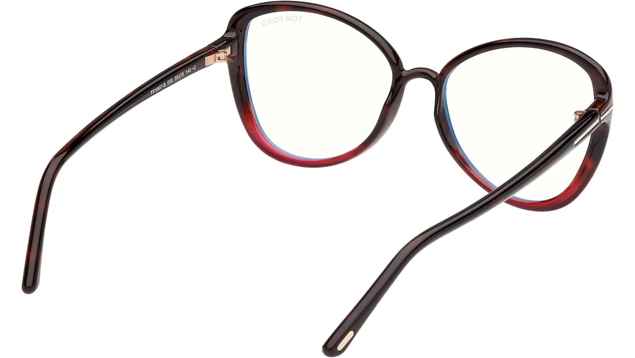 Tom Ford FT5907B 55 Eyeglasses Coloured Havana 55mm Women 5
