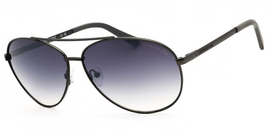 Kenneth Cole KC00033 09C Sunglasses Matte Gunmetal 63mm Men