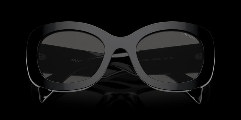 Prada 0PR A13S 1AB5S0 Sunglasses Black 54mm Women 4