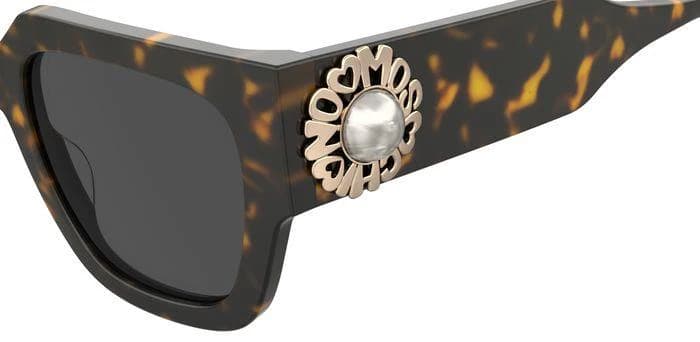 Moschino MOS153/S 0086 Sunglasses Havana 52mm Women 3