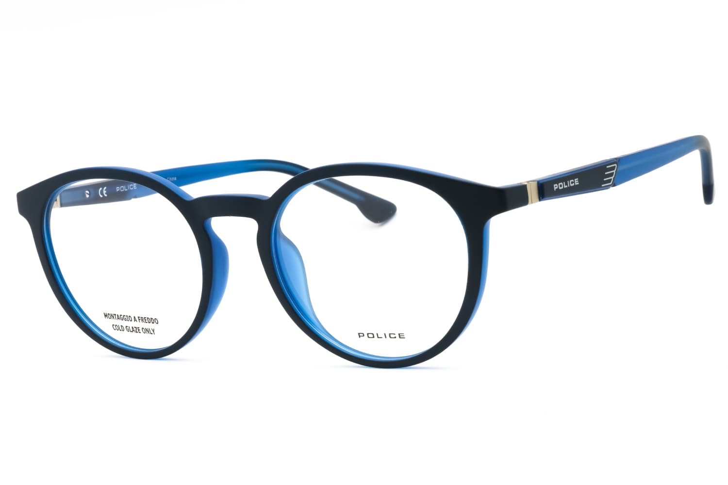 Police VPL878 0JEB Eyeglasses Jeans 52mm Men