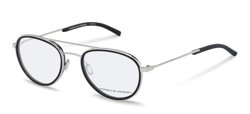 Porsche Design P8366 C Eyeglasses Palladium Silver 53mm Men