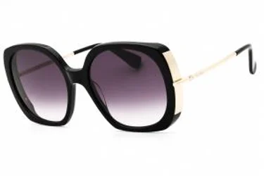 Max Mara MM0079 01B Sunglasses Shiny Black 58mm