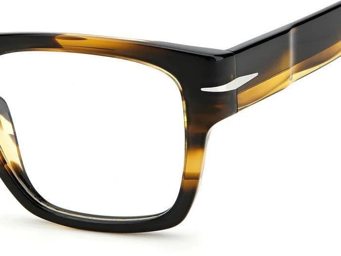 David Beckham DB 7020/BOLD 0KVI Eyeglasses Striped Brown 51mm Men 3
