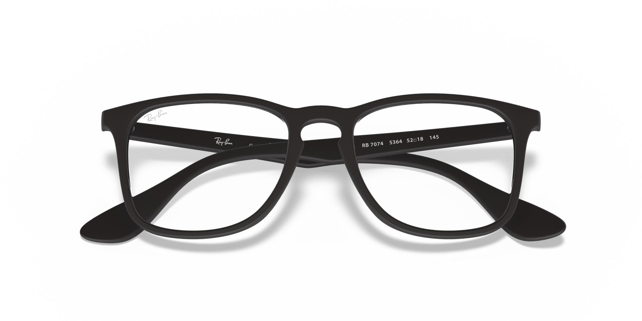 Ray-Ban RB7074 5364 Eyeglasses Black 52mm Unisex 6