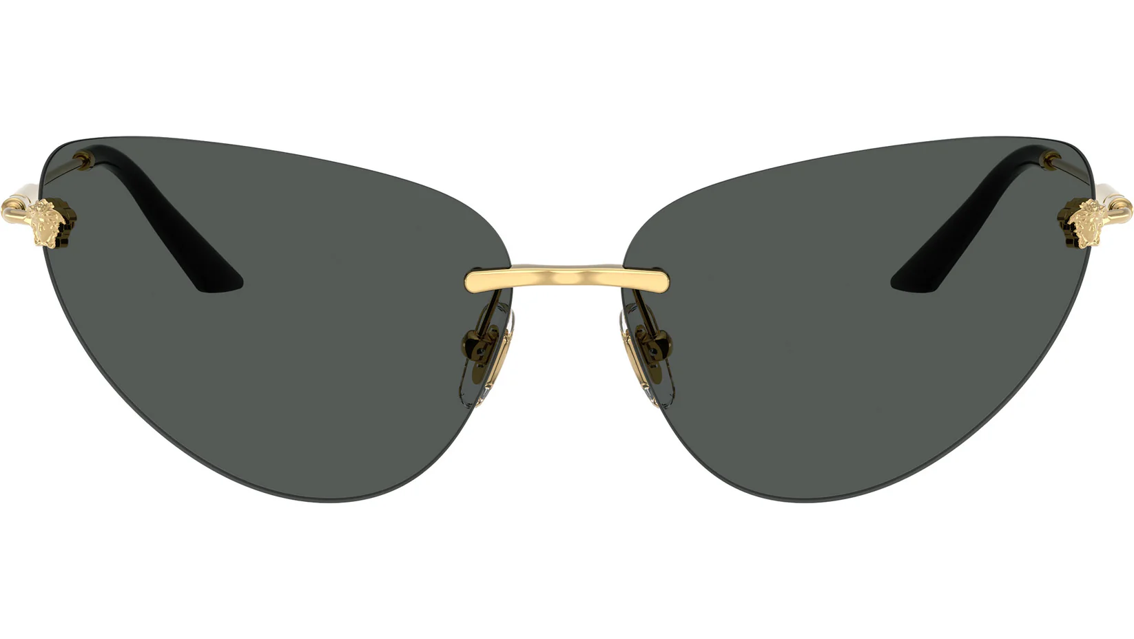 Versace 0VE2281 Gold/Dark Grey Sunglasses 100287 64mm Women 2