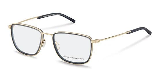 Porsche Design P8365 B Eyeglasses Gold Grey 53mm Men