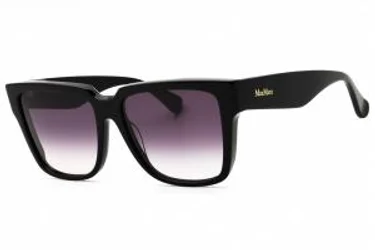 Max Mara MM0078 01B Sunglasses Shiny Black 57mm