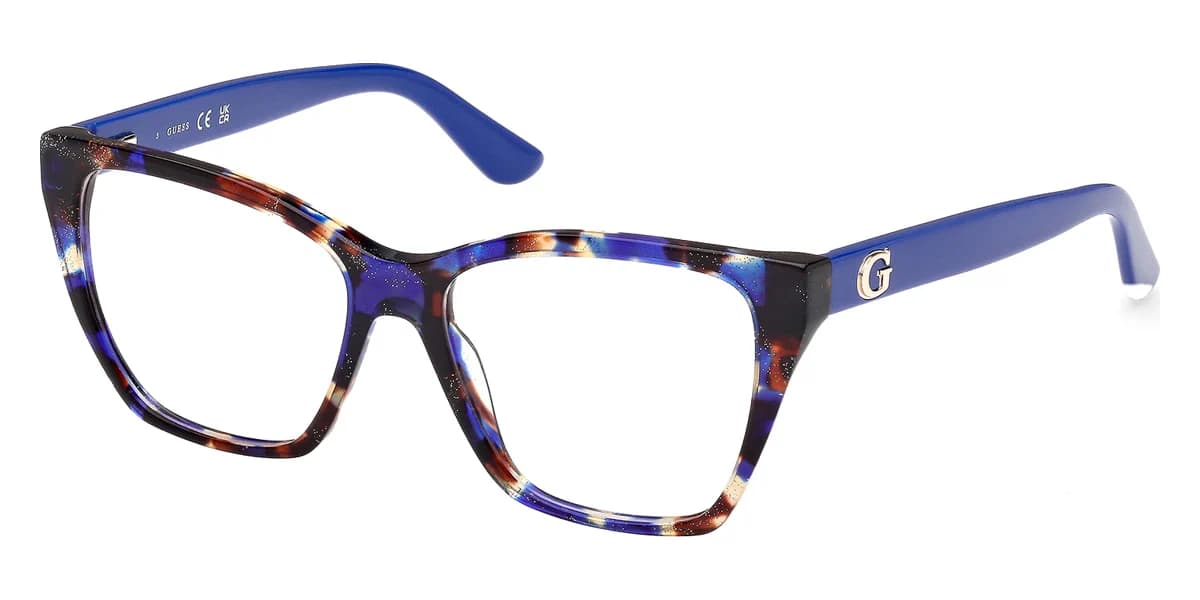 Guess GU50235 092 Eyeglasses Blue 50mm Women