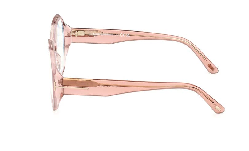 Tom Ford FT5967B 072 Eyeglasses Shiny Pink 53mm Women 4