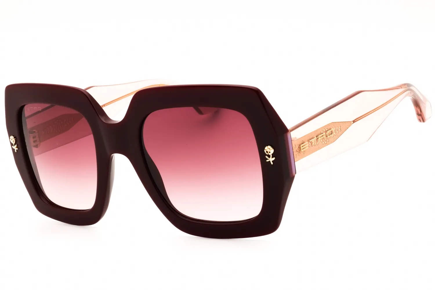 Etro ETRO 0011/S 0LHF 3X Sunglasses Burgundy 53mm Women