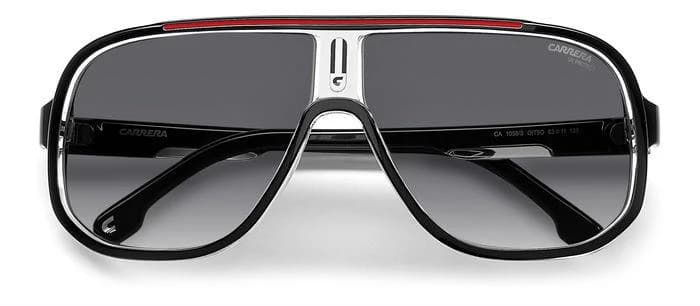 Carrera 1058/S 0OIT 9O Sunglasses Black Red 63mm Men 5