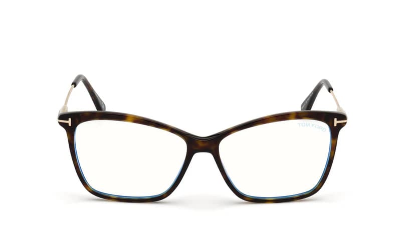 Tom Ford FT5687FB 052 Eyeglasses Dark Havana 56mm Women 2