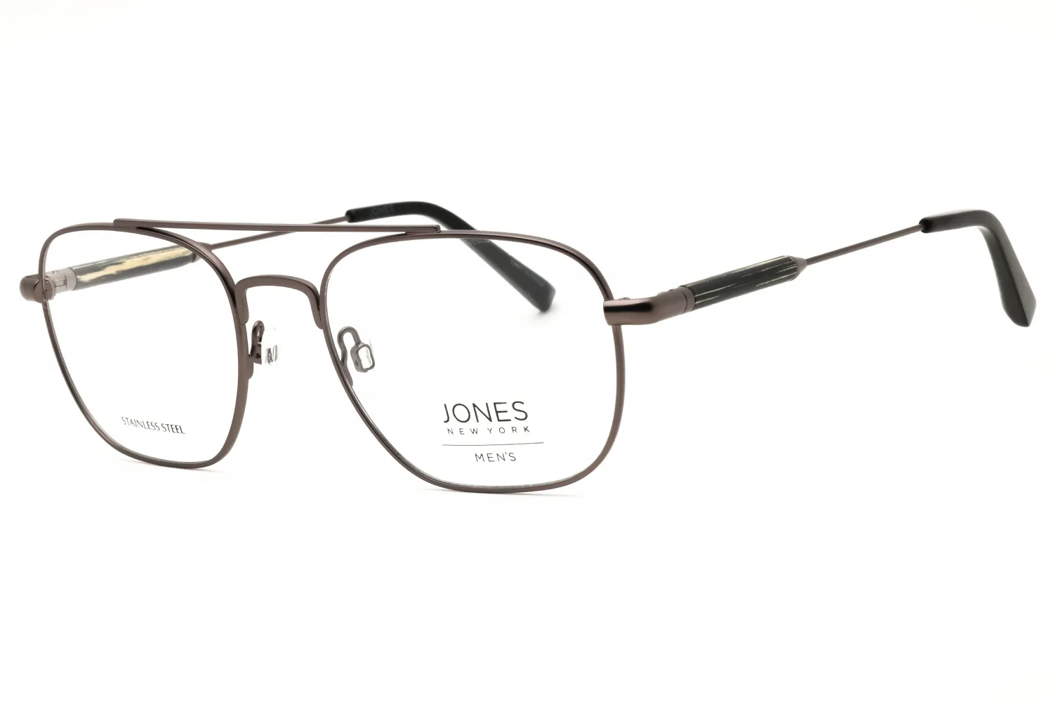 Jones New York VJOM378 0GUN Eyeglasses Gunmetal 53mm Men