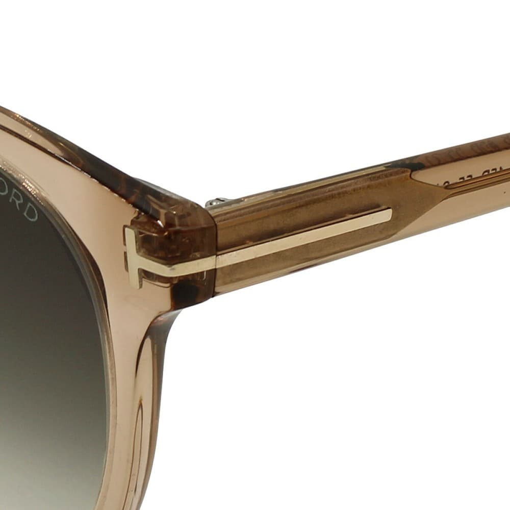 Tom Ford FT1133K 45B Sunglasses Shiny Light Brown 55mm Women 4