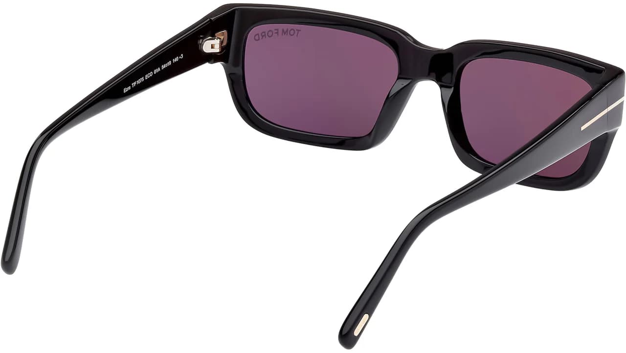 Tom Ford FT1075 01A Sunglasses Black 54mm Unisex 5