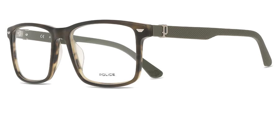 Police VPLF74 N98M Eyeglasses Tortoise 54mm Men