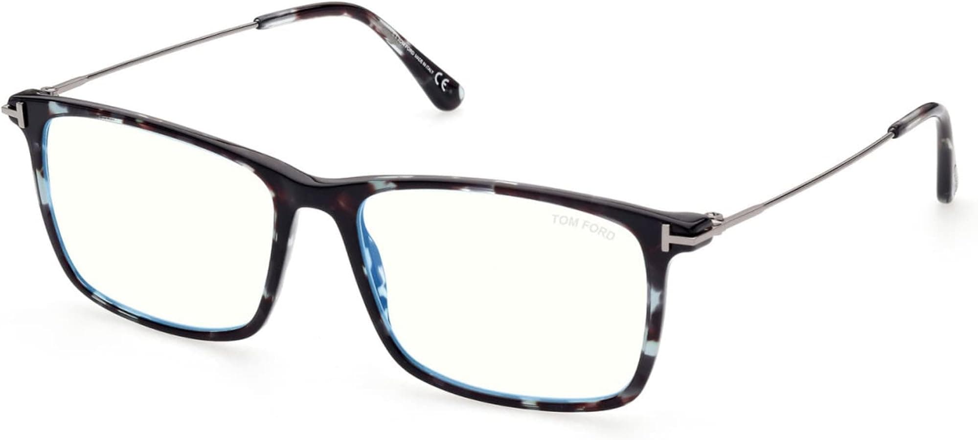 Tom Ford FT5758B 055 Eyeglasses Colored Havana 56mm Men